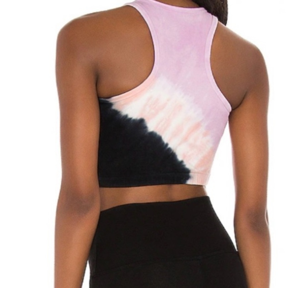 Electric & Rose Pink/White/Black Sports Bra #TIME2LIVE- Small